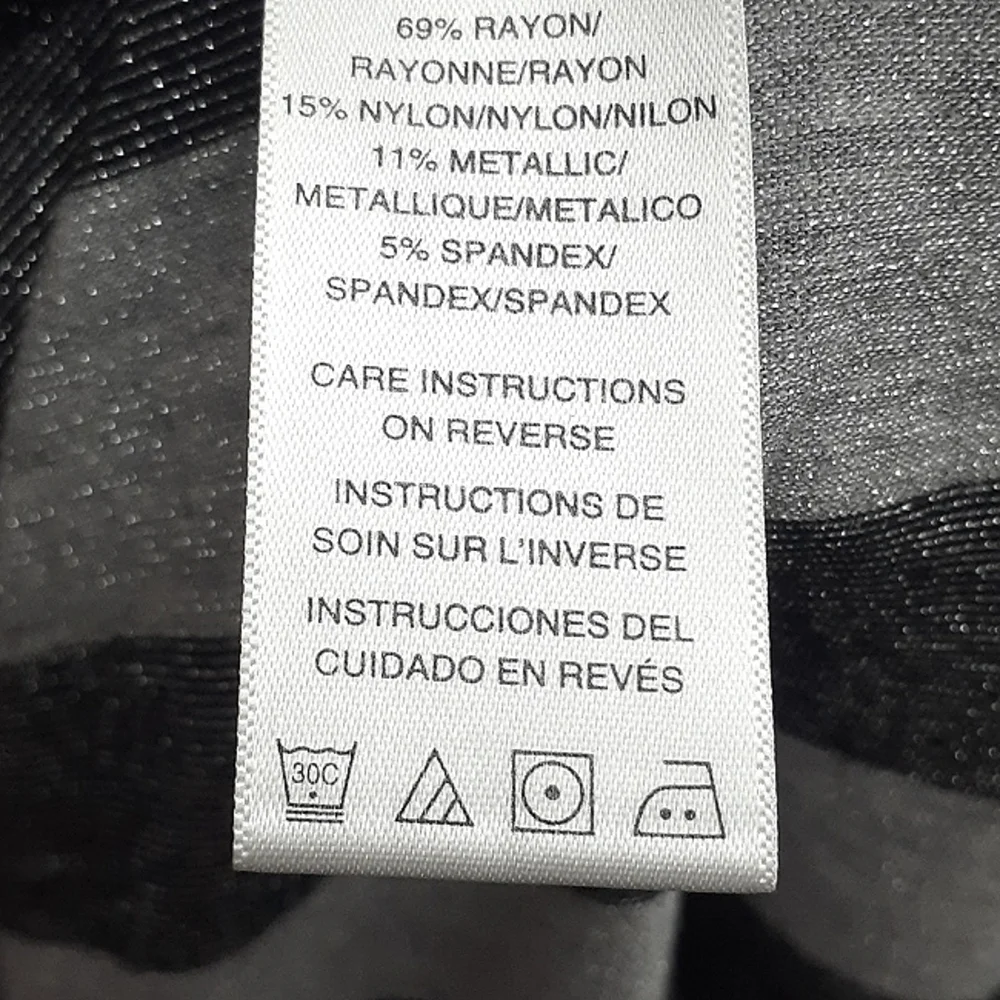 Michael Kors Cardigan And Tank Set Gray Metallic Size L - Picture 3 of 5